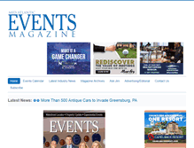 Tablet Screenshot of eventsmagazine.com